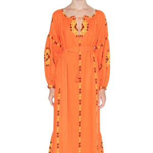 เดรสยาวสไตล์ยูเครนสำหรับผู้หญิงเดรสแขนยาวปักลายสไตล์ยูเครนสินค้าออกใหม่ - Product Image 1