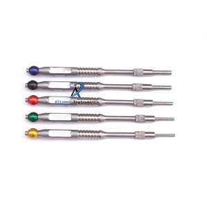 Juego de osteótomos de elevación de seno recto de acero inoxidable de grado médico, herramientas de implante Dental Manual de 5 uds con profundidad marcada - Product Image 1