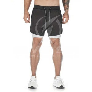 2024 Custom Logo Men's Gym Running <b>Shorts</b> Eco-Friendly 100% Polyester Casual Style Mid Elastic Waist Low Price Wholesale Rate - Product Image 1