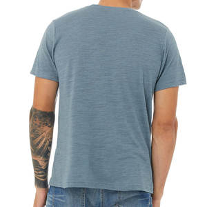 Camisetas de Verano para Hombre, Cuello Redondo, Algodón, Manga Corta, Color Azul Marino - Product Image 6