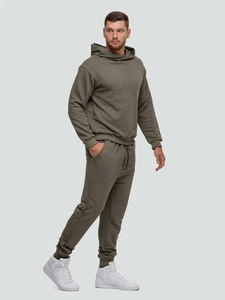 Survêtements pour hommes à capuche imprimés de qualité supérieure en gros, tissu en molleton 100% coton lourd 450 GSM, streetwear d'hiver, jogging - Product Image 2