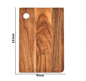 Tablas de cortar de madera cuadradas ecológicas Herramientas de cocina de bloque de cortar de madera natural - Product Image 2