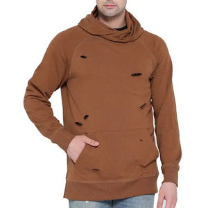 Nueva llegada Sudadera con capucha de moda para hombre Sudaderas con capucha con logotipo desgastado Cómodo Durable Elegante para uso diario Hombres Sudaderas con capucha con logotipo desgastado - Product Image 3