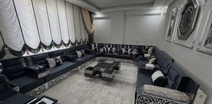 Conjunto de Sala de Estar Tradicional Árabe Majlis |   Tela Plegable Extensible Modular |   Personalizable |   Envío Gratuito a Todo el Mundo | - Product Image 1