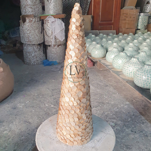 Nuevo artículo de lujo moderno madre de perla Shell árbol de Navidad árbol decorativo para mesa hogar vacaciones decoración de Vietnam - Product Image 4