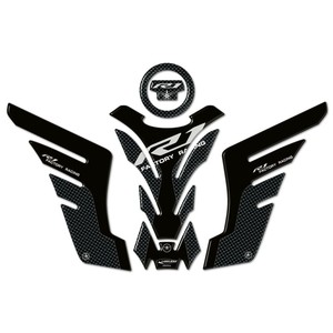 Kit Adesivi 3D in Resina Gel per Serbatoio Moto Yamaha YZF R1 2015-2024, Protezioni Decorative Compatibili - Product Image 1