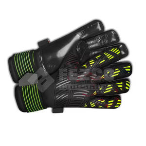 Gants de gardien de but avec protection des doigts en cuir de haute qualité, respirants et réglables, personnalisables pour un usage professionnel - Product Image 2