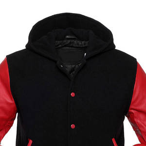 Chaqueta de moto de lona para hombre, chaqueta universitaria de ocio de béisbol holgada transpirable con bordado de invierno con MOQ bajo - Product Image 3