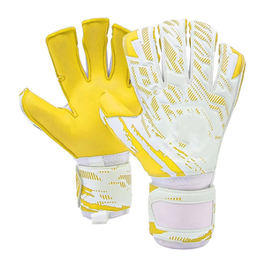 Nouvelle arrivée gants de gardien de but professionnel imprimé personnalisé PU gants d'entraînement de football fabricant pas cher authentique - Product Image 4