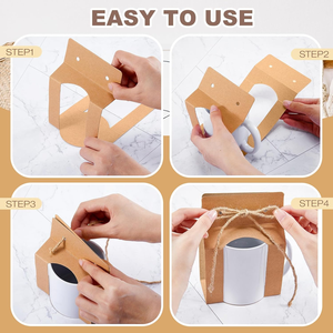 Caja <span class=keywords><strong>de</strong></span> Cartón <span class=keywords><strong>para</strong></span> Vasos, Producto Nuevo, Completamente Formada en una Sola Pieza, con Asa <span class=keywords><strong>para</strong></span> Facilitar su Transporte y como Caja <span class=keywords><strong>de</strong></span> Regalo - Product Image 3
