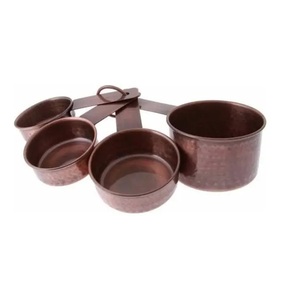 Offre Spéciale Design Unique en acier inoxydable revêtement noir cuillères à mesurer à la main marteau poignée cuillère à mesurer ensemble de couverts - Product Image 5