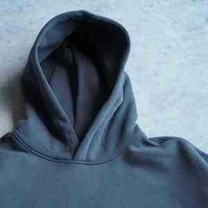 Sweat-shirts unis de haute qualité sans cordon, coupe ample et courte, sweat-shirts pour hommes, coton et polaire personnalisés, sweat-shirts à capuche pour hommes - Product Image 5