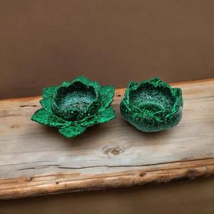 Porte-bougies en bois de résine fait à la main vendeur indien bocal à bougie en verre et métal bel accent pour les mariages anniversaires de noël - Product Image 1