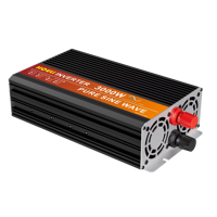 Convertisseur d'énergie HOULI 6000W à onde sinusoïdale pure monophasé 50/60Hz pour voiture, maison et camping-car, DC 12V vers AC 220V, efficacité 90%