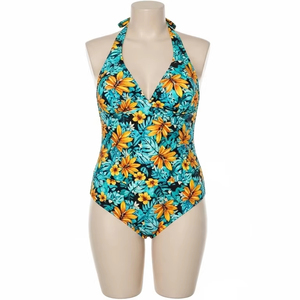 Traje de Baño de Talla Grande con Estampado Digital, Spandex y Poliéster, Cómodo, Elástico, de Secado Rápido, para Playa, Piscina, Fiesta de Verano - Product Image 2