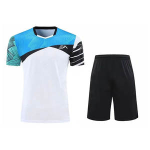 Uniforme de Tenis de Manga Corta Transpirable de Primera Calidad a Bajo Precio, Nuevo Estilo, Diseño Personalizado, 100% Poliéster - Product Image 1