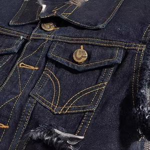 Autumn <b>Men's</b> <b>Denim</b> <b>Vest</b> <b>Men</b> Retro Streetwear Ripped Jean Sleeveless Jackets Fashion Cotton Windbreaker Waistcoat <b>Men</b> Clothings - Product Image 4