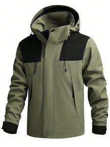 Chaqueta de Invierno para Hombre de Alta Calidad con Capucha, Cuello Alto y Bolsillo Frontal, Diseños Personalizables, Resistente al Viento y al Agua - Product Image 4