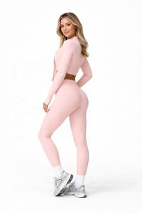 Nouveauté 2025 – Ensemble de sport 3 pièces sans couture pour femme : pantalon de gym, soutien-gorge de sport et tenue de yoga pour l'entraînement - Product Image 5
