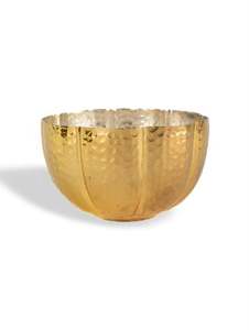 Bol de service 1 pièce en métal doré 2024 Bol de service 1 pièce en métal - Product Image 5