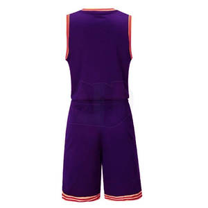 Ensemble d'uniformes de basketball respirants de qualité supérieure, grande taille, sans manches, conçu pour l'entraînement en club et les matchs scolaires – Coupe classique - Product Image 3