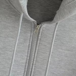 Sudadera con capucha unisex de invierno con cremallera, 100% algodón polar, estampado digital, bordado, estilo urbano, peso pesado, venta al por mayor, MOQ bajo - Product Image 3