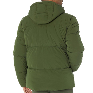 Customized Logo Printing Men's Puffer <b>Jacket</b> Professional High Quality Hooded Full Sleeves and Front <b>Pockets</b> for Winter - Product Image 2