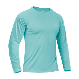 Camiseta de Manga Larga con Protección Solar, Talla y Diseño Personalizados para Hombre, Ropa Deportiva, Ajuste Cómodo, Camiseta Deportiva para Gimnasio - Product Image 1