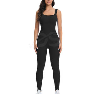 Mono de Yoga de Cintura Alta para Mujer, Transpirable, de Punto, Ecológico, Moderno, de Material Suave, Informal, para Usar en la Calle - Product Image 1