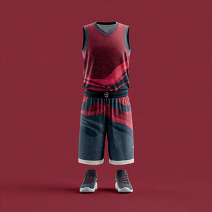 Conjunto de Uniformes de Baloncesto y Fútbol Sublimados, Uniforme sin Mangas para Jugar al Fútbol, Camisetas de Baloncesto Estampadas Unisex - Product Image 4