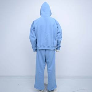 Sudaderas con Capucha de Forro Polar de Alta Calidad para Hombre al por Mayor, Logotipo Personalizado, Diseño Extragrande, Conjunto de Sudadera con Capucha y Pantalones Deportivos - Product Image 4