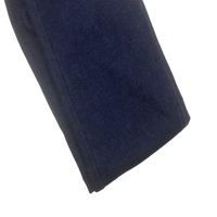 Tissu denim selvedge bleu indigo non décolorant de style sergé hautement élastique, vente en gros d'usine, super fin, 11,6 oz, A/W