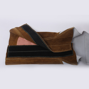 เสื้อแจ็กเก็ตหนังวัวนิ่มสำหรับงานเชื่อมกันไฟ, EN407ป้องกันการตัดด้วยความร้อนตามมาตร EN388 - Product Image 4