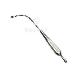 Tube d'aspiration en acier inoxydable de conception lisse Yankauer avec poignée antidérapante Base d'instrument de contrôle manuel sécurisé - Product Image 3