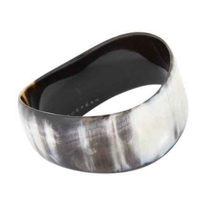 Brazalete Moderno Hecho a Mano con Cuerno de Búfalo Ecológico, Brazalete Blanco, Joyería Decorativa de Saniya Handicraft - Product Image 3