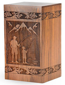 Urnas Funerarias Decorativas Modernas de Madera para Adultos, Urnas Hechas a Mano para Hombre y Mujer - Product Image 4