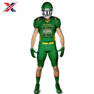 Couleur verte Qualité supérieure Respirant Plus Size Entièrement Personnalisation 100% Polyester Jersey Pantalon Ensemble Team Sport Wear American - Product Image 2