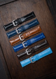 VIP Alligator Crocodile Grain 18mm-22mm Genuine Leather <b>Watch</b> Strap Band Free Shipping Sample Fashionable and <b>Cheap</b> - Product Image 6