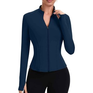 แจ็กเก็ตผ้าโพลีเอสเตอร์2025สแปนเด็กซ์ระบายอากาศได้ดีดูสง่างามสำหรับผู้หญิง - Product Image 6