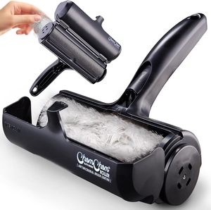 ที่กำจัดขนสัตว์เลี้ยง ChomChom Roller – ลูกกลิ้งกำจัดขนแบบใช้ซ้ำได้ ขนาดมาตรฐาน สำหรับขนแมวและสุนัขบนเฟอร์นิเจอร์ โซฟา พรม รถยนต์ และพรมปูพื้น - Product Image 3