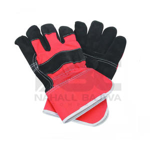 Prix bas Gants de travail en cuir résistants à double paume fabriqués au Pakistan Gants de sécurité imperméables au feu antidérapants Logo personnalisé - Product Image 5