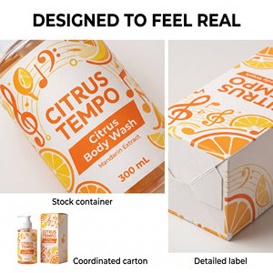 Citrus Tempo - Gel de Ducha Corporal con Aroma Cítrico, Listo para Lanzar, 300 ml - Product Image 5