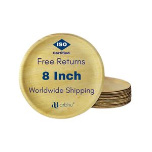 Ensembles de couverts en feuille de palmier biodégradables écologiques de qualité supérieure les plus vendus Bols et assiettes naturels Plats et assiettes écologiques - Product Image 1