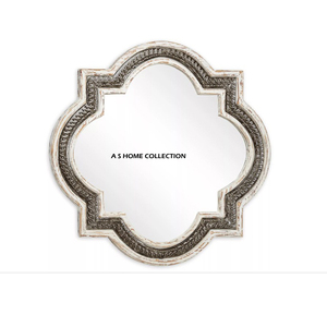 กระจกเขากวางโลหะสีทองตกแต่งผนังอลูมิเนียมทรงกลมคุณภาพสูงสำหรับตกแต่งผนังห้องนอนห้องนั่งเล่น - Product Image 5