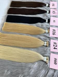 Prix de gros Bundles Vendeurs Cheveux colorés de luxe Bundles de cheveux humains Extensions Cheveux russes - Product Image 3