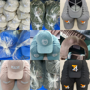 Gorra de béisbol de gamuza de 5 paneles personalizada del fabricante, gorras con logotipo bordado 3D, gorra estructurada para papá al por mayor - Product Image 2