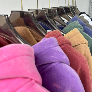 Pull à capuche décontracté personnalisé lourd et pantalon de survêtement évasé en éponge française 2 pièces surdimensionné délavé à l'acide ensemble sweat à capuche - Product Image 2