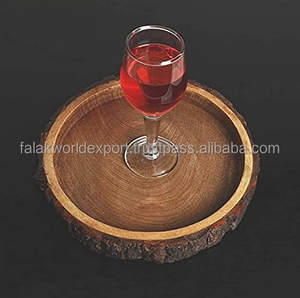 Plateau de service en bois d'origine pour hôtel et restaurant Plateau de service en bois Ensemble de plateaux décoratifs de Falak World Export - Product Image 5