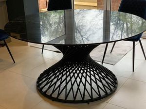 Mesa de centro de metal única Mesa de centro/café de aluminio de moda moderna Mesa de centro de jardín y estudio - Product Image 3