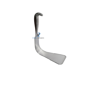 Retractor Abdominal con mango hueco en forma de L de alta calidad, Retractor Manual de acero quirúrgico para heridas finas - Product Image 6